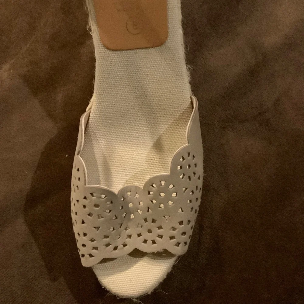 Kana Espadrille Platform Tan 8 Coastal Cottagecore Preppy Classic Coquette